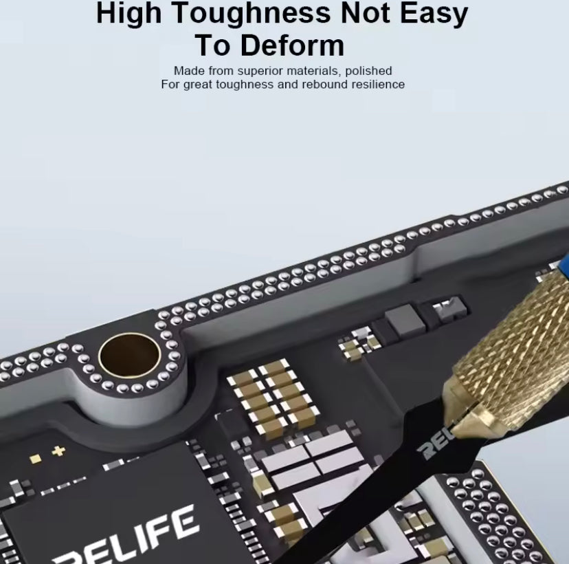 RELIFE TK5 8-in-1 Phone Repair Multifunctional Blade Set for IC Repair CPU Processing Glue Removal Precision Prying Knife Kit