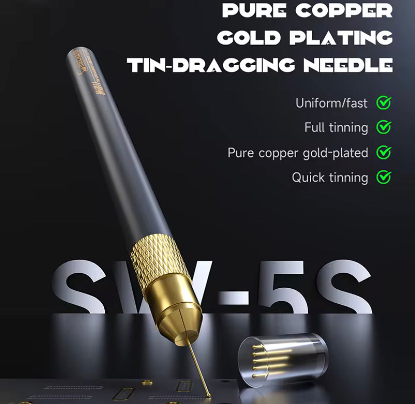 Mechanic SW-5S tin tow needle precision welding on tin fast and uniform for precision welding  PCB  BGA chip repair tools