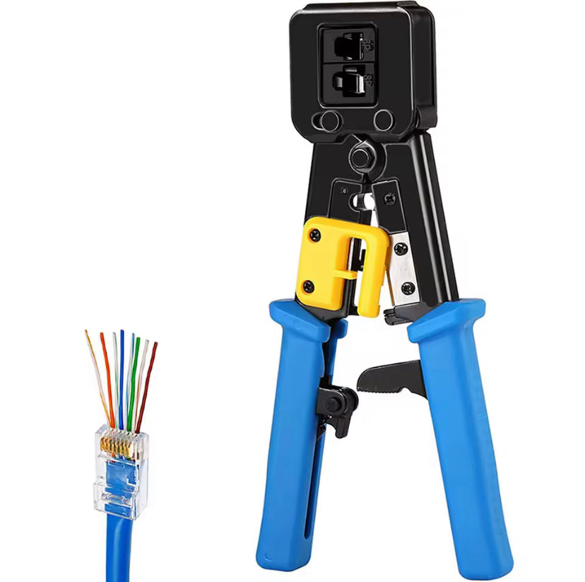 RJ45 crimper hand network tools pliers RJ12 cat5 cat6 8p8c Cable Stripper pressing clamp tongs clip multi function
