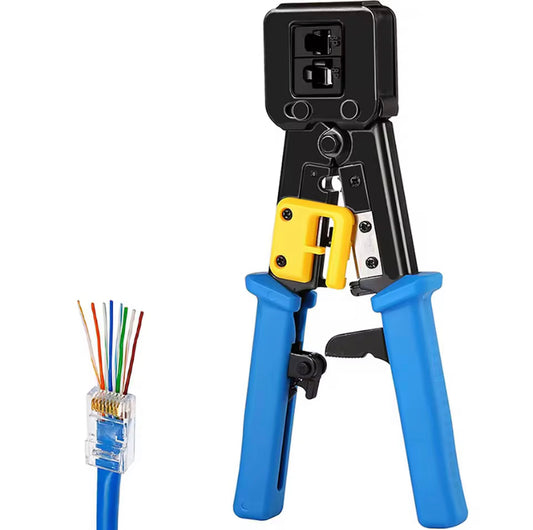 RJ45 crimper hand network tools pliers RJ12 cat5 cat6 8p8c Cable Stripper pressing clamp tongs clip multi function