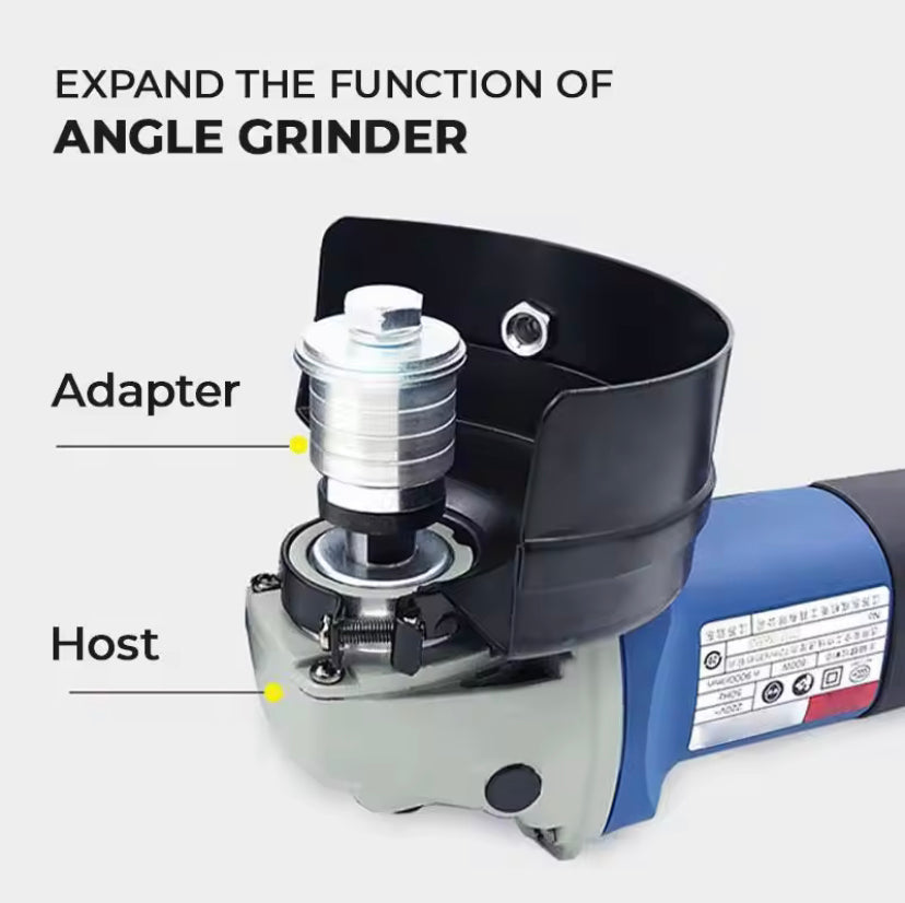 1PC M14 Angle Grinder Adapter, Conversion Head with Professional Metal Slot and Chuck for Tile, Slots, Bricks and Wall Slots