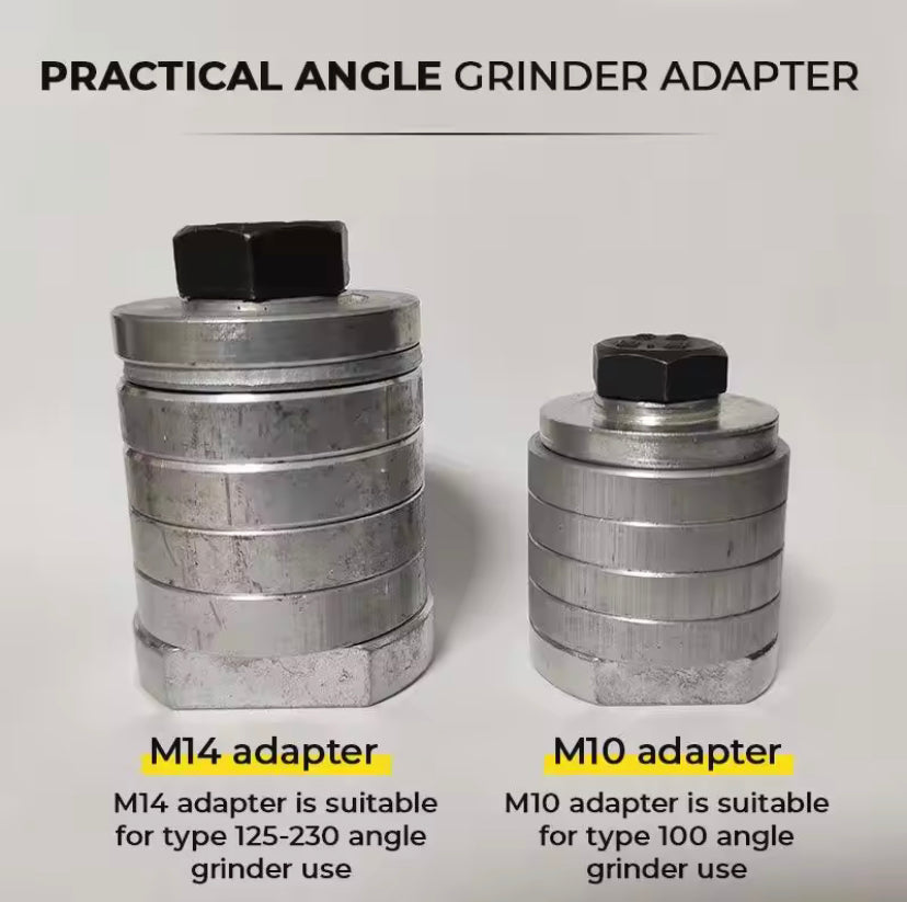 1PC M14 Angle Grinder Adapter, Conversion Head with Professional Metal Slot and Chuck for Tile, Slots, Bricks and Wall Slots