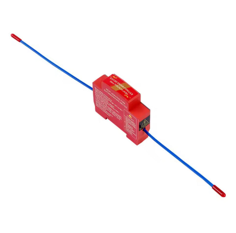 Fire Extinguishing Device For Distribution box Automatic Electrical Fire Suppression DIN Rail Retardant Device Dual-line Design Non-pollution Automatic Household Fire Extinguishing Device
