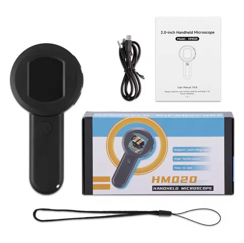 Handheld Digital HD Microscope
 Portable Microscope Handheld Mignifying Glass for Electronics Repair Check Jewelry
