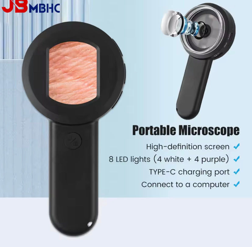 Handheld Digital HD Microscope
 Portable Microscope Handheld Mignifying Glass for Electronics Repair Check Jewelry