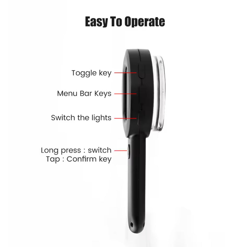Handheld Digital HD Microscope
 Portable Microscope Handheld Mignifying Glass for Electronics Repair Check Jewelry