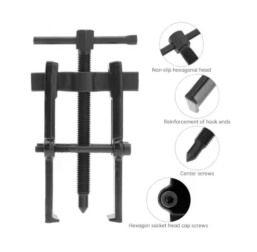 2 /3 /4/6/8/10 Inch Two Claw Puller Separate Lifting Device Pull Remover Bearing Puller Automotive Tools for Bearing Maintenance