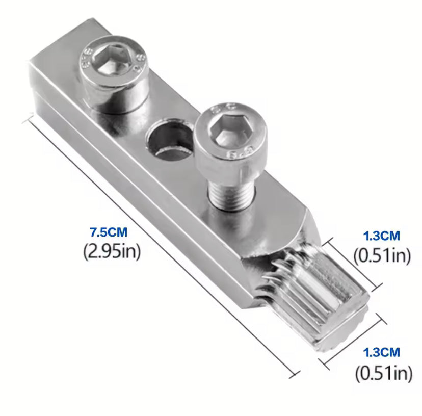 4/6 point faucet angle valve wire extractor water pipe breakage broken wire slide tooth broken end removal tool