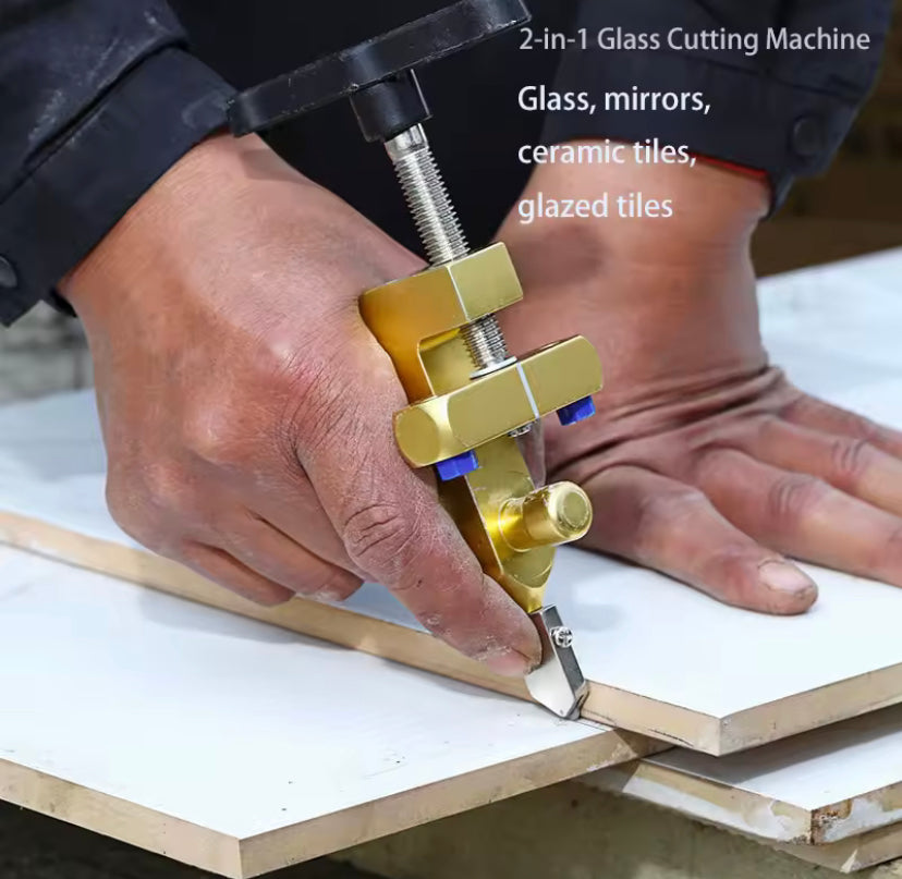 2 in 1 Glass Ceramic Tile Cutter with Knife Wheel Diamond Roller Cutter Cutting Machine Opener Breaker Tools Accessories