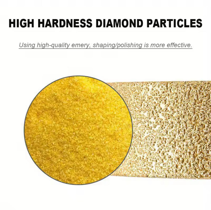 1PC Parallel Profile Shaping Wheel 75x20mm Arbor Vacuum Brazed Diamond Edges Wheel for Tile,Quartz Stone,Marble,Granite,Rock,Stone