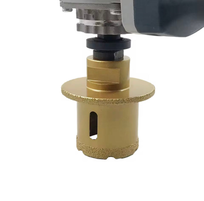 1PC M10 Double-Layer Diamond Hole Opener Table Basin Tool Brazing Diamond Hole Saw Core Drill Bit for Granite Marble Porcelain Tile