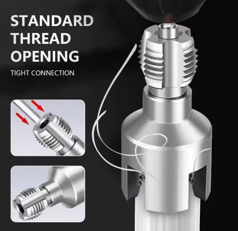 Internal & External Pipe Threading Tool Electric Drill Compatible PVC Pipe Threader Kit  Pipe Thread Cutting Tool For 1/2 inch PiPe