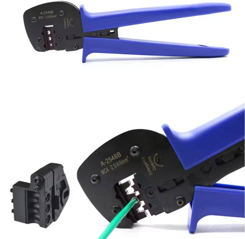 A-2546B Crimping Pliers for Solar Pv Connector Solar Cable 2.5 4 6mm2 Pv Crimping Tool Pliers for Diy Solar Energy System