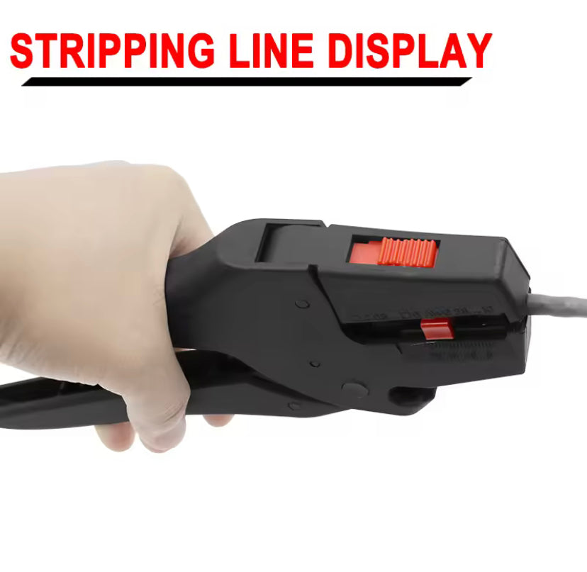 D1 0.08-6.0mm  Lightweight automatic wire stripper, multi-functional stripping tool, electrician-specific high-efficiency wire stripper