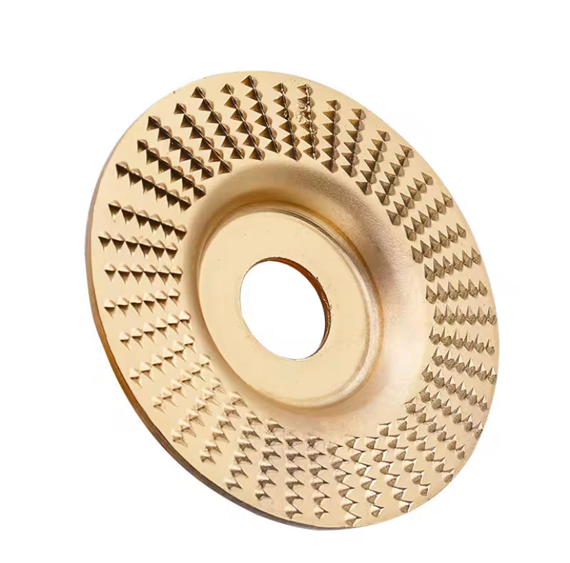 1Pc 4 inch Wood Grinding  Polishing Wheel Rotary Disc Angle Grinder  Wood Carving Set Sanding Wood  Tool Abrasive Disc Tool For Cutting