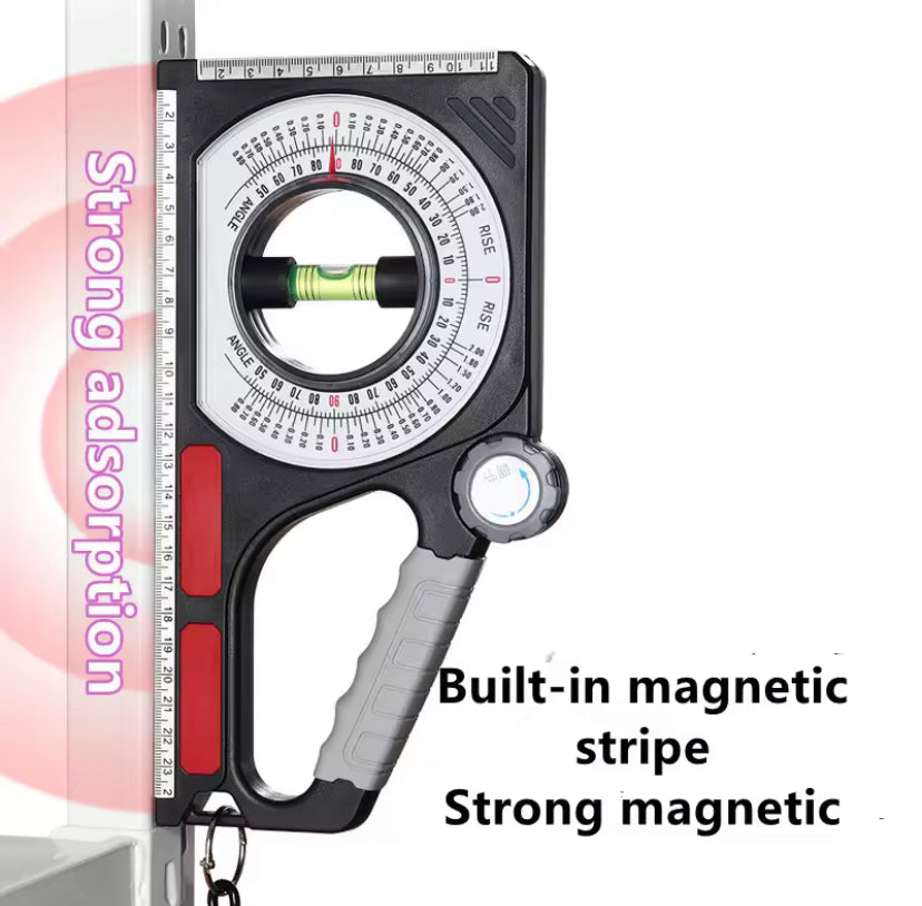 Slope Angle Measuring Tool Multifunctional ABS Engineering Slope Level Meter Angle Measuring Scale Tool Slope Measuring Scale