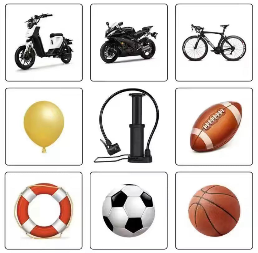 Folding Foot Pedal Air Pump Air Pump Portable Inflator For Bike Car Motorcycle Basketball Multifunctional High Pressure Pum P2R0
