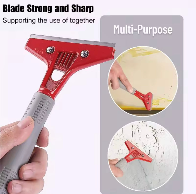 1pc Multi Purpose Scraper for Removing Adhesives, Paint, and Labels - Easy To Use, Safe for Glass, Flooring, and Windows