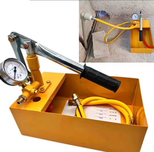 Manual Pressure Test Pump for Ppr Water Pipes Hydraulic Pressure Tester Gauge Home Renovation Construction Pipeline Testing