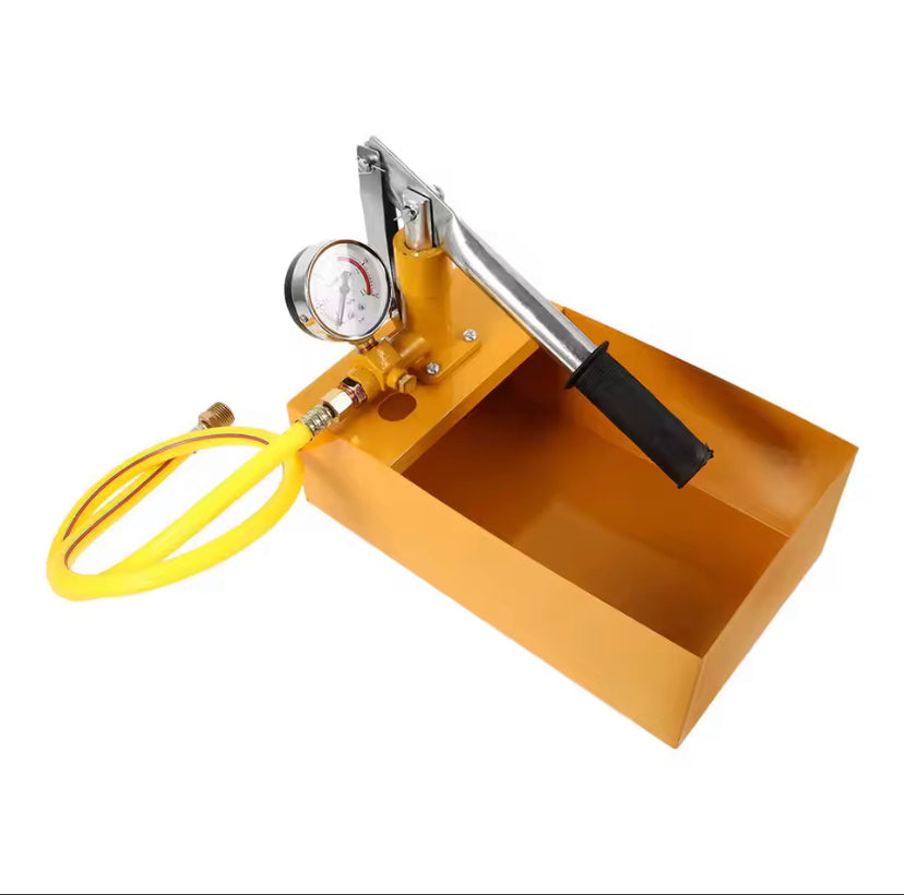 Manual Pressure Test Pump for Ppr Water Pipes Hydraulic Pressure Tester Gauge Home Renovation Construction Pipeline Testing
