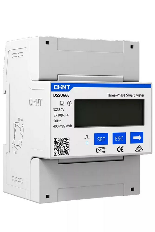 Chint DTSU666 Three Phase DIN-Rail Meter With CT - gravax.store