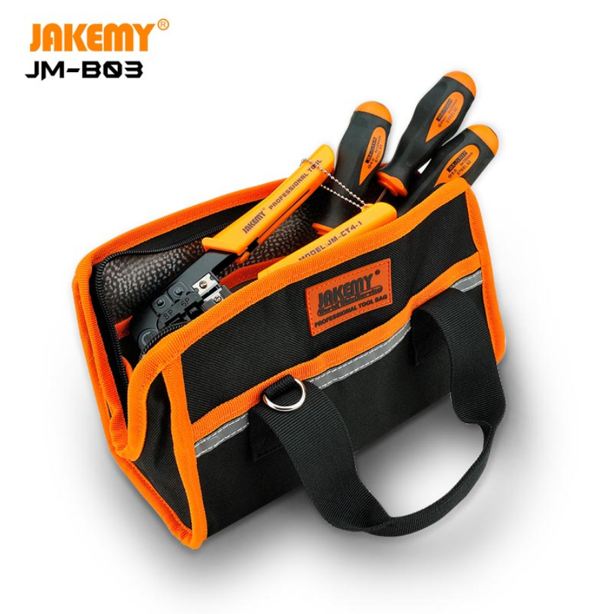Jakemy JM-B01/B02/B03 Portable Tool Storage Bag – Compact, Durable, and Waterproof for Home & Professional Use