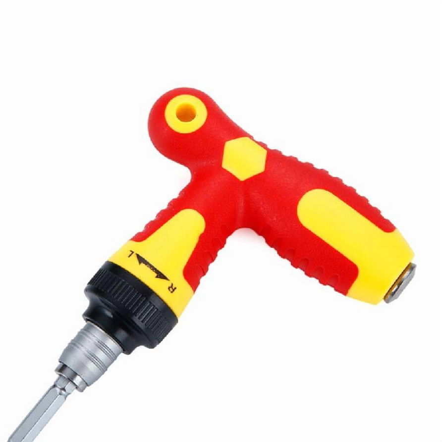 33PC Complete Allen Key Drill Bit Set with Adjusting Screwdriver for DIY Project Convenient Allen Key Set Handle Tool