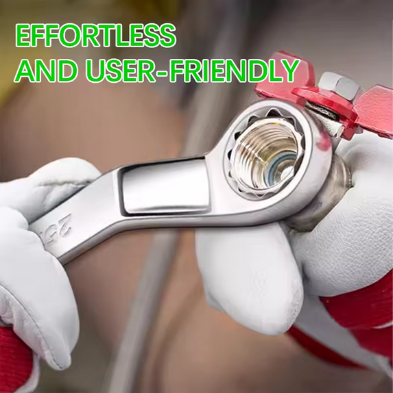 8pcs 6x7-20x22mm Double Ring Spanner Set Ratchet Wrench Set for Installation / Maintenance / Auto & Industrial Repair Challenges