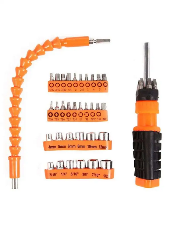 43PCS Screwdriver Bit Set multi-function screwdriver set - precision repair tool, cross/square head for home/electronic/automatic maintenance