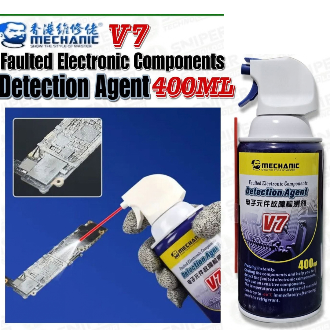 MECHANIC Freeze Spray V7s for Faulted Electronic Component Detection 400ml