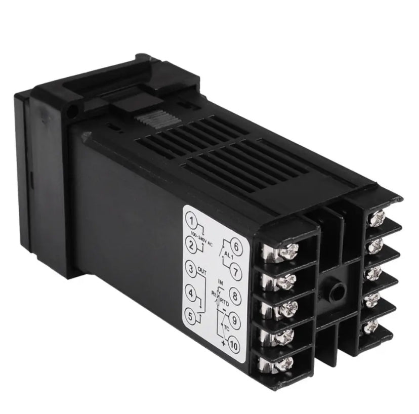 REX-C100 PID Temperature Controller Digital Display Thermostat Relay Output REX C100 220VAC K Type Size 48x48mm