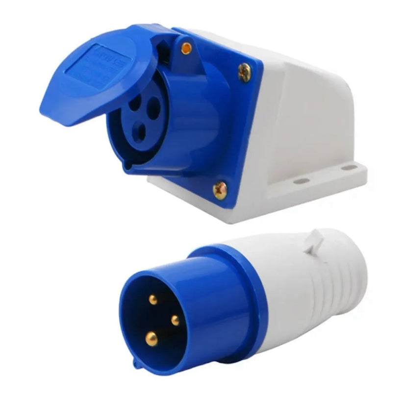 Industrial Plug Socket 3P/ IP44 Waterproof Electrical Connector Power Connection Industrial Plug 220V 380V 415V