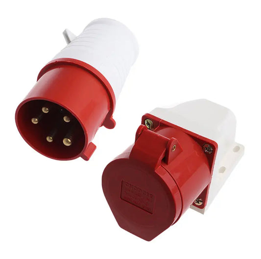 Industrial Plug Socket 5Pin IP44 Waterproof Electrical Connector Power Connection Industrial Plug 220V 380V 415V