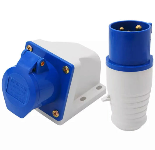 Industrial Plug Socket 3P/ IP44 Waterproof Electrical Connector Power Connection Industrial Plug 220V 380V 415V